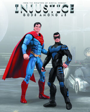Injustice Superman vs Nightwing figura