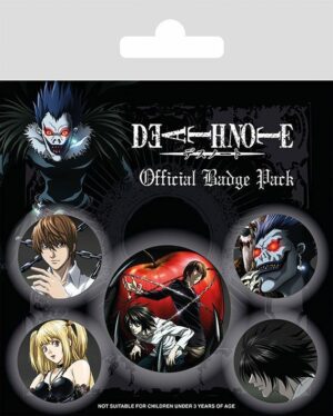 Death Note Kitűző szett