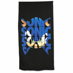 Törölköző Sonic Fekete