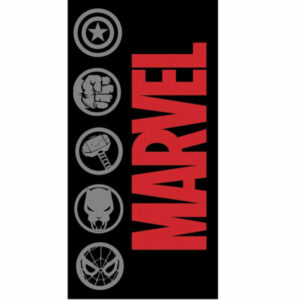 Törölköző MARVEL és hős logok