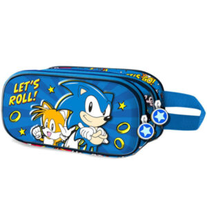 Sonic & Tails Let's Roll Tolltartó 2 rekeszes