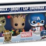 Funko POP! Hulk / Groot / Cap Snowman / Thanos 4-Pack