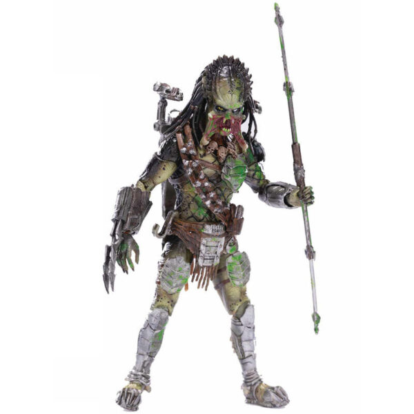 Predator Battle Demaged Wolf Predator Figura