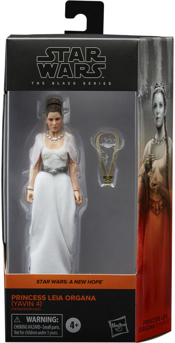 Star Wars Princess Leia Organa (Yavin 4) Black Series Figura