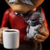 Mini Co. Stan Lee with Grumpy Cat Szobor