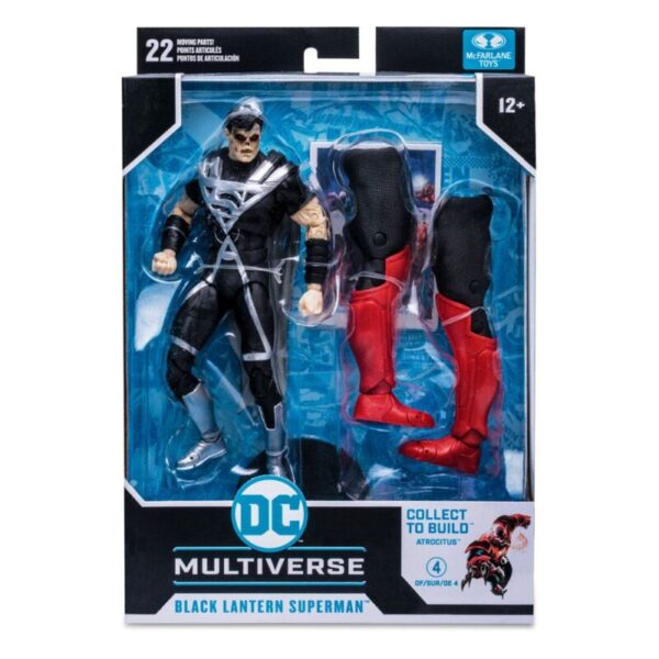 DC Multiverse Black Lantern Superman Figura