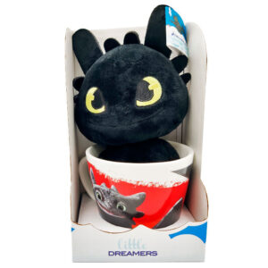 Plüss Fogatlan 18cm + bögre