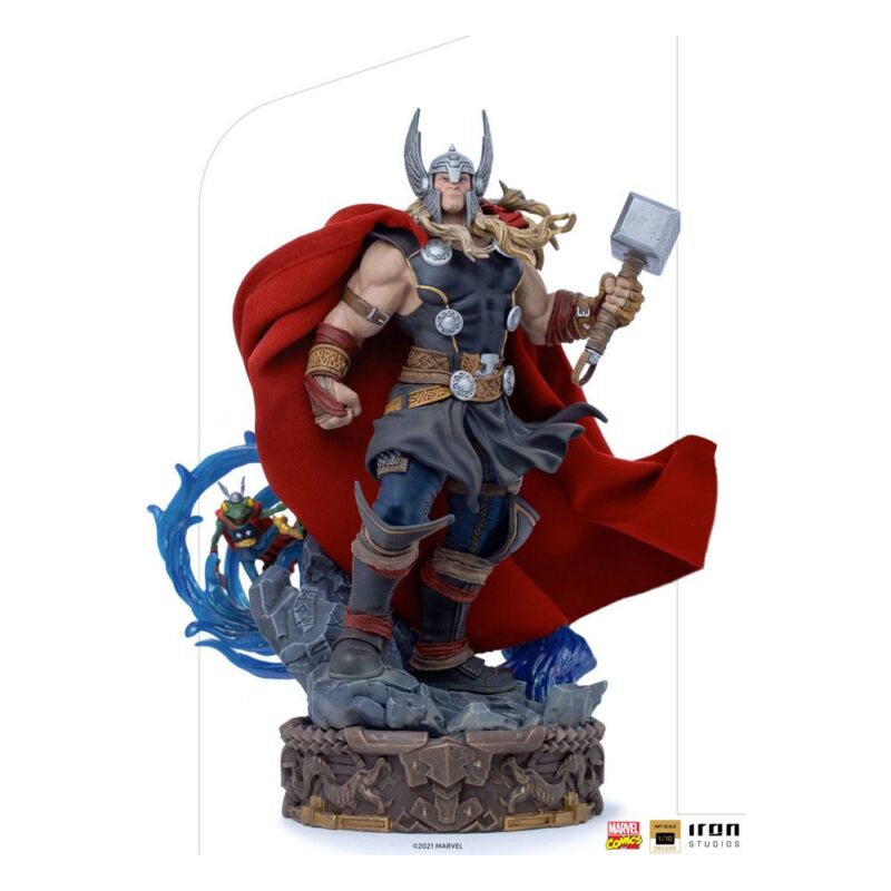 MARVEL Comics Thor Unleashed Deluxe Art Scale Szobor