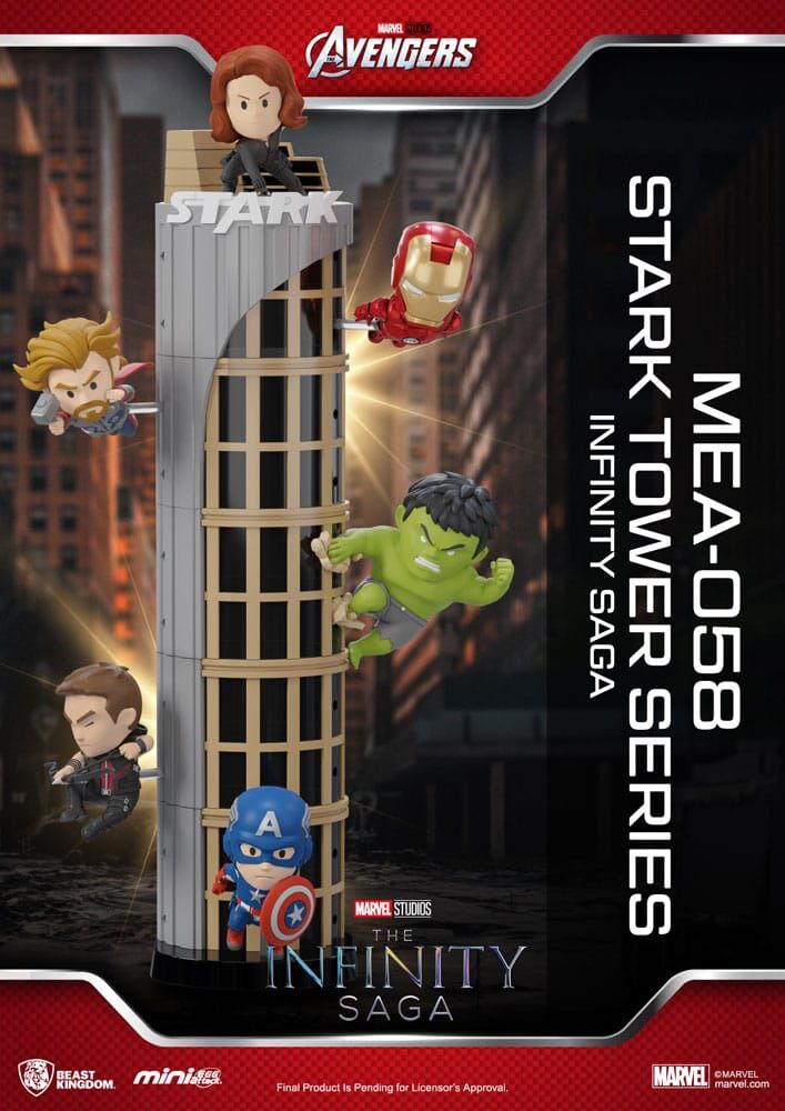 MARVEL Stark Tower Mini Egg Attack Figura szett