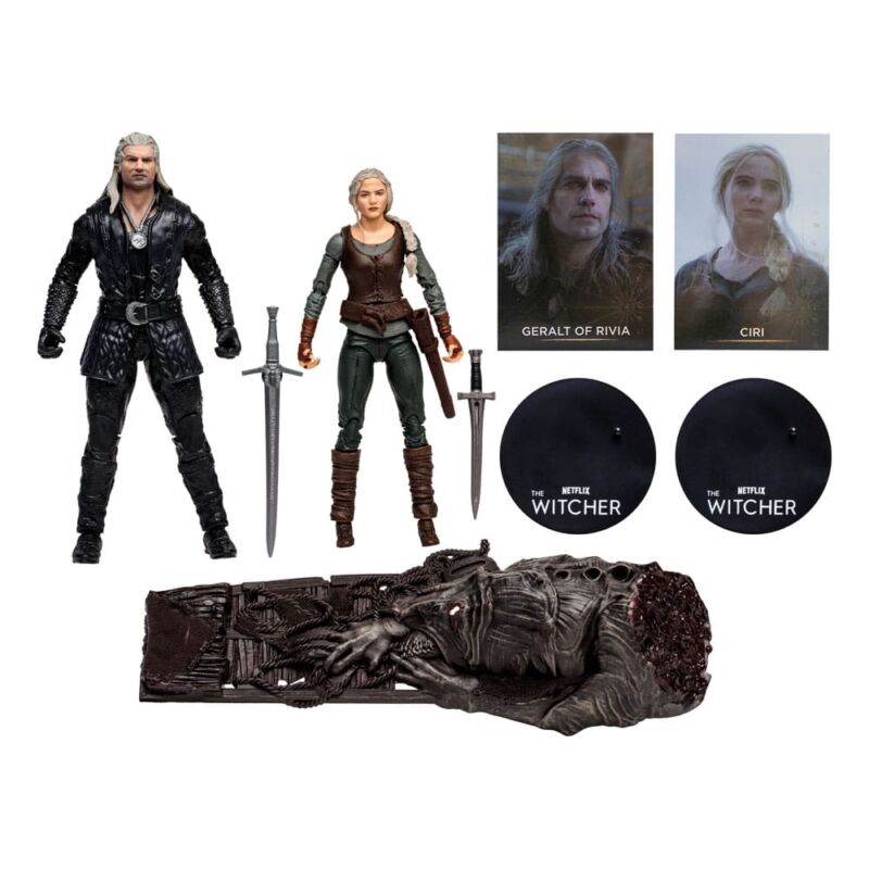 The Witcher Figura Ciri & Geralt of Rivia Figura (Netflix) The Witcher Figura Ciri & Geralt of Rivia Figura (Netflix)