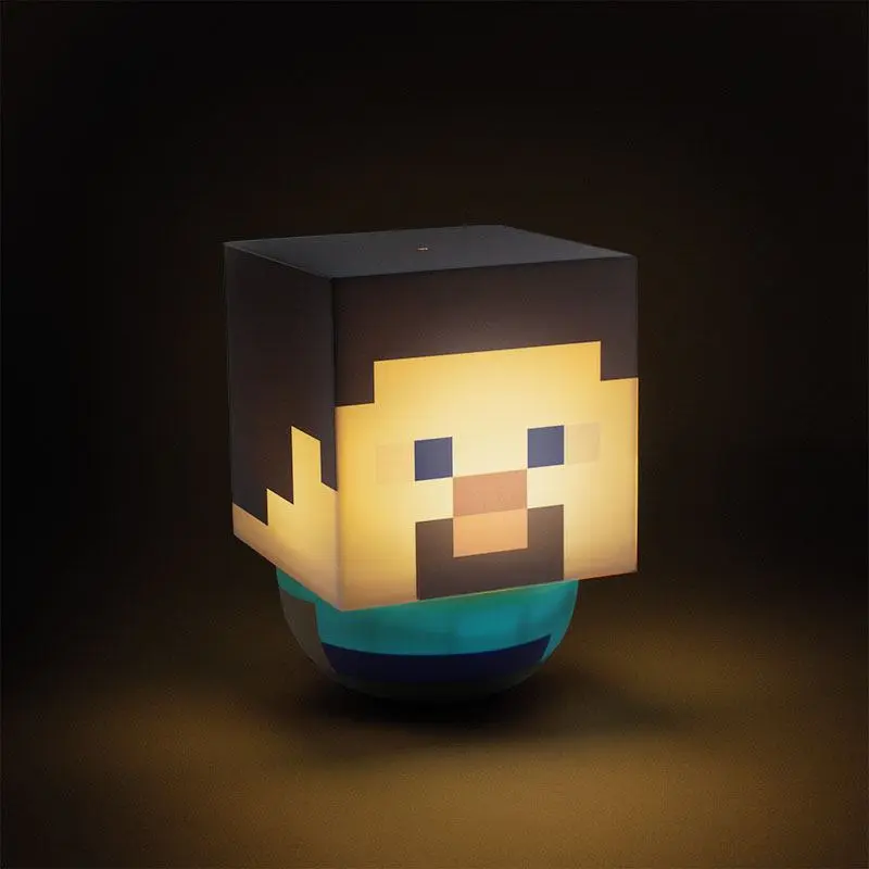 Minecraft Steve Lámpa (keljfeljancsi)