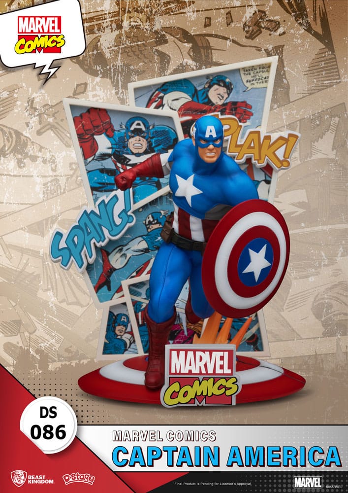 MARVEL Captain America Comics D-Stage Dioráma