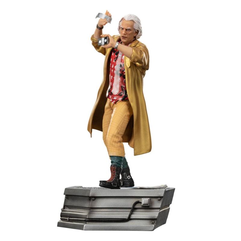 Back to The Future Doc Brown Art Scale Szobor