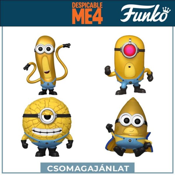 Funko POP! Gru 4 Minion csomag