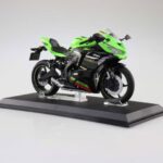 Kawasaki Ninja ZX-25R Lime Green/Ebony Die Cast Motor modell