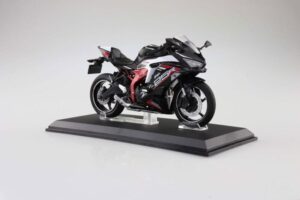 Kawasaki Ninja ZX-25R Metallic Spark Black/Peal Flat Stardust White Die Cast Motor modell