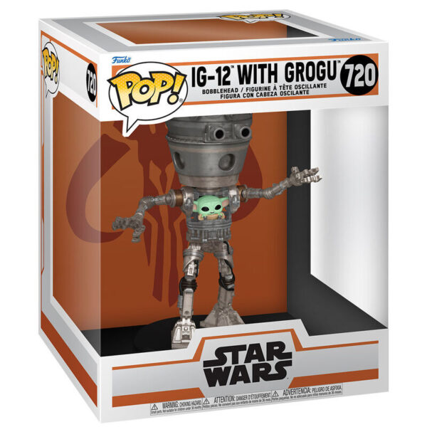 Funko POP! IG-12 with Grogu (720)