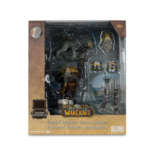 World of Warcraft Dwarf Hunter Beast Master & Marksman Figura