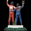 Alan Prost & Ayrton Senna The Last Podium 1993 Deluxe Art Scale Szobor