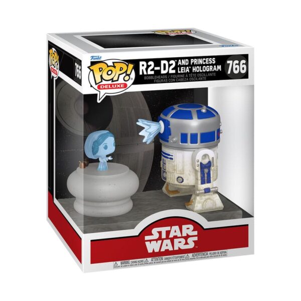 Funko POP! R2-D2 and Princess Leia Hologram (766)