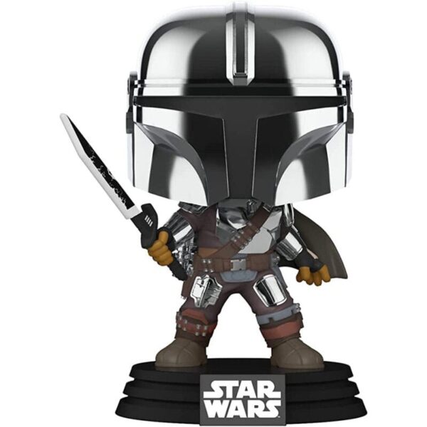 Funko POP! The Mandalorian with Darksaber (491) Glow