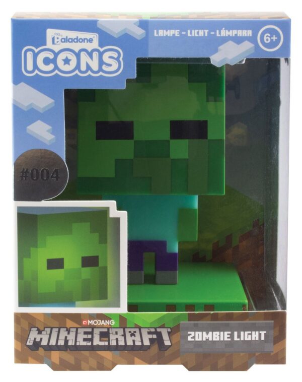 Minecraft Zombie ICON Light lámpa