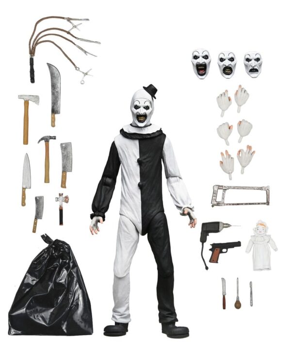 Terrifier Art The Clown Ultimate Akció Figura