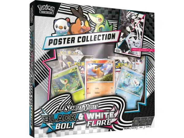 Pokemon Scarlet&Violet Black Bolt & White Flare Poster Collection