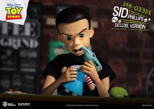 Toy Story Dynamic 8ction Heroes Akció Figura Sid Phillips Deluxe Version 14 cm
