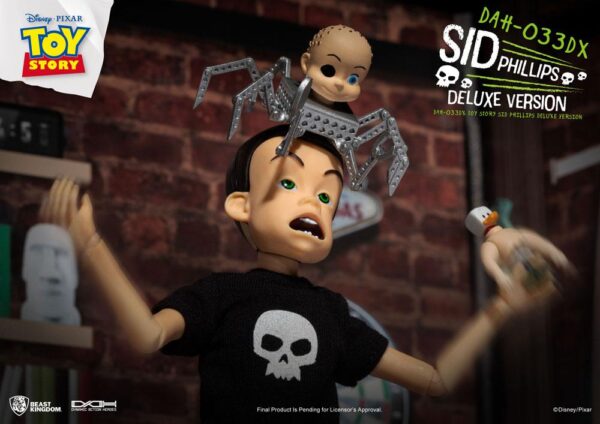 Toy Story Dynamic 8ction Heroes Akció Figura Sid Phillips Deluxe Version 14 cm