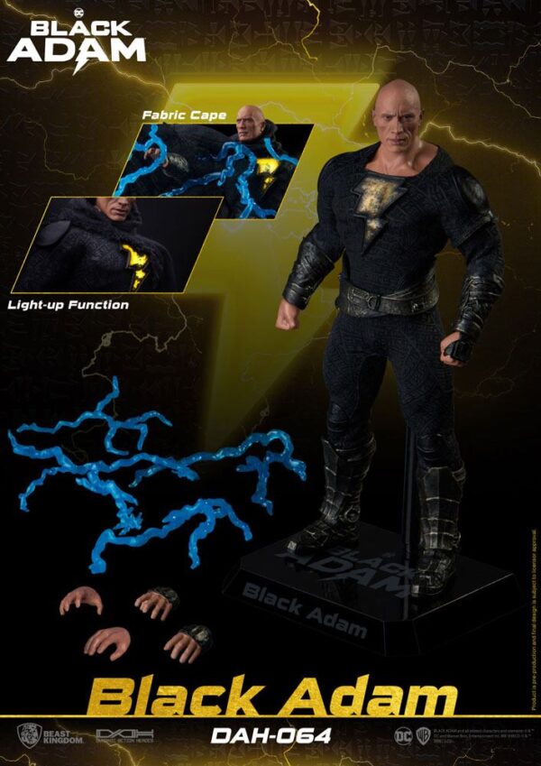 Black Adam Dynamic 8ction Heroes Akció Figura 1/9 Black Adam 18 cm