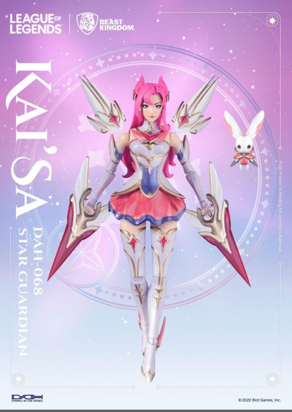 League of Legends Dynamic 8ction Heroes Akció Figura 1/9 Star Guardian Kai'Sa 19 cm