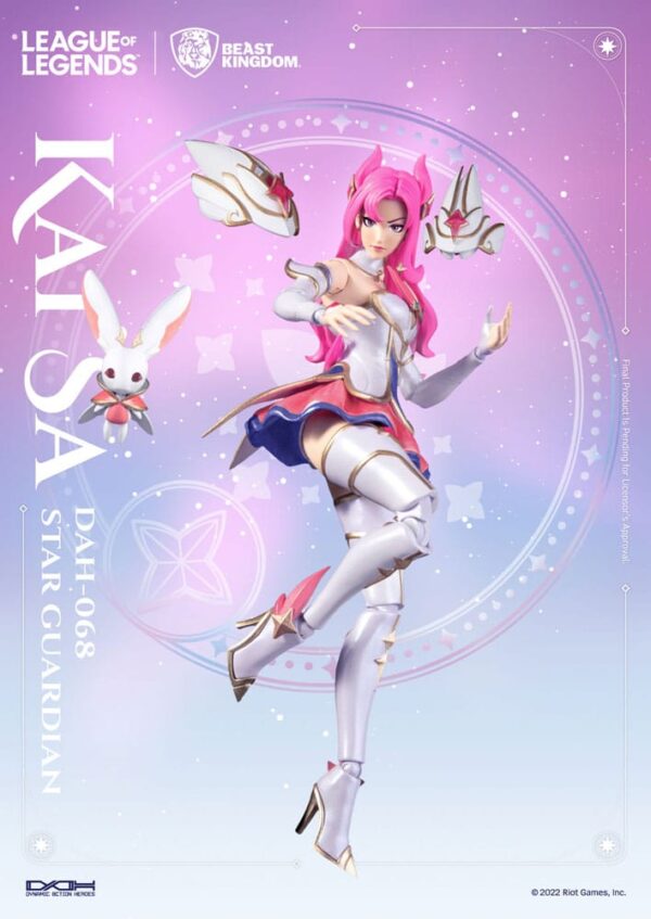 League of Legends Dynamic 8ction Heroes Akció Figura 1/9 Star Guardian Kai'Sa 19 cm