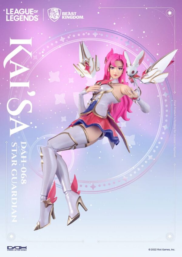 League of Legends Dynamic 8ction Heroes Akció Figura 1/9 Star Guardian Kai'Sa 19 cm