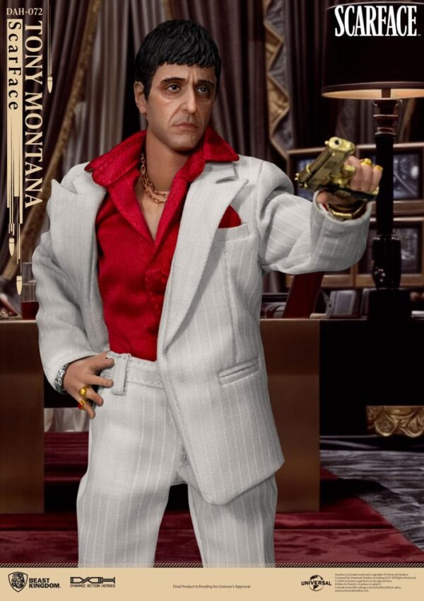 Scarface (1983) Akció Figura Tony Montana 20 cm