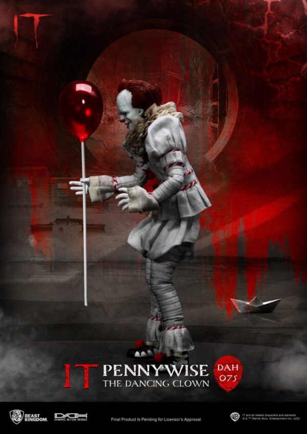 Stephen Kings It Dynamic 8ction Heroes Akció Figura 1/9 Pennywise 21 cm