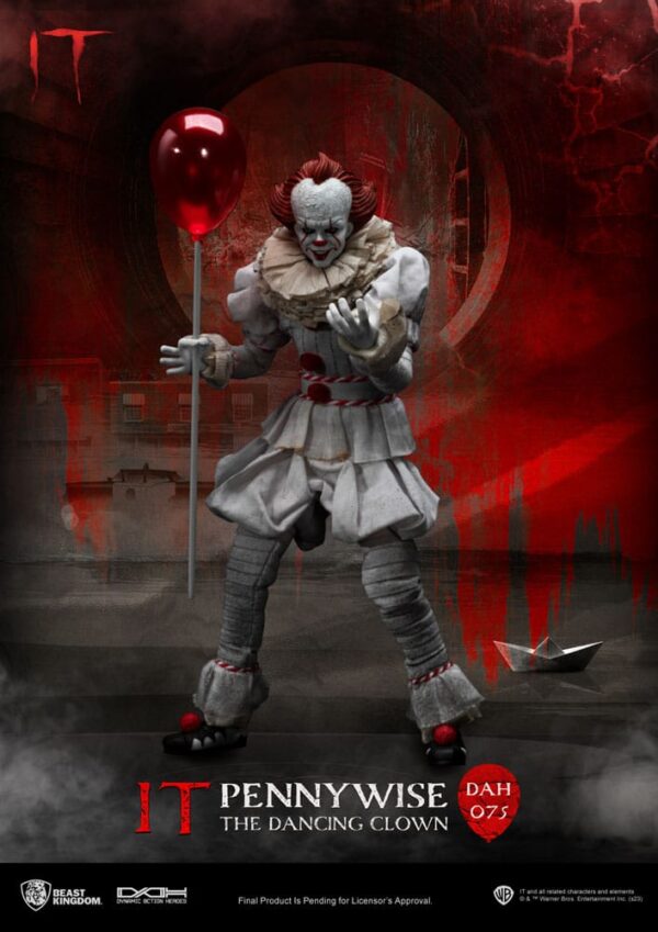 Stephen Kings It Dynamic 8ction Heroes Akció Figura 1/9 Pennywise 21 cm