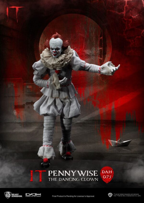 Stephen Kings It Dynamic 8ction Heroes Akció Figura 1/9 Pennywise 21 cm