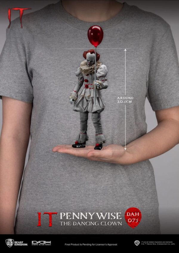 Stephen Kings It Dynamic 8ction Heroes Akció Figura 1/9 Pennywise 21 cm