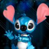 Disney 100 Years of Wonder Dynamic 8ction Heroes Akció Figura 1/9 Stitch (Lilo & Stitch) 16 cm