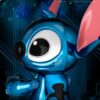 Disney 100 Years of Wonder Dynamic 8ction Heroes Akció Figura 1/9 Stitch (Lilo & Stitch) 16 cm