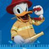 Mickey & Friends Dynamic 8ction Heroes Akció Figura 1/9 Donald Duck Fireman Ver. 24 cm