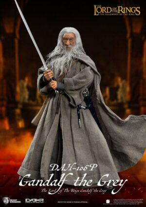 Lord of the Rings Dynamic 8ction Heroes Akció Figura 1/9 Gandalf the Grey 21 cm