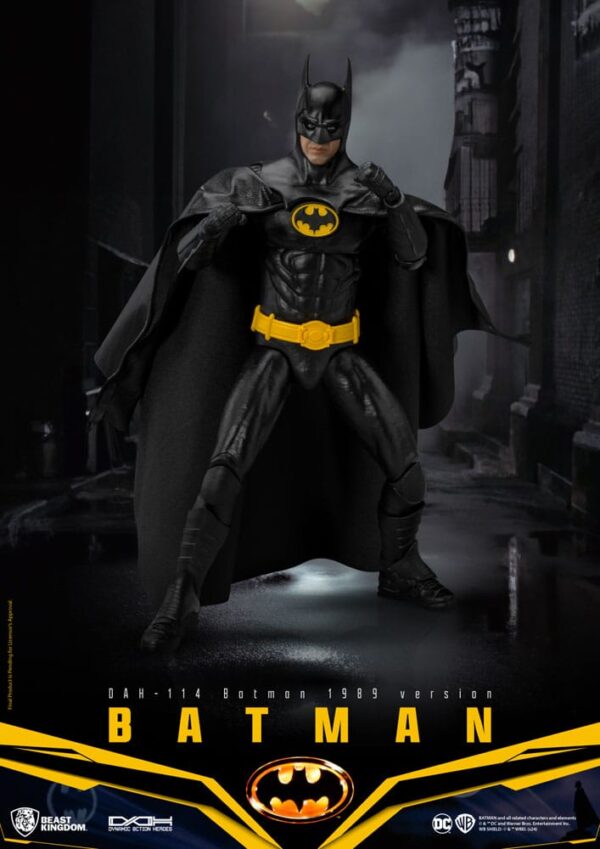 DC Comics Dynamic 8ction Heroes Akció Figura 1/9 Batman 1989 Ver. 21 cm