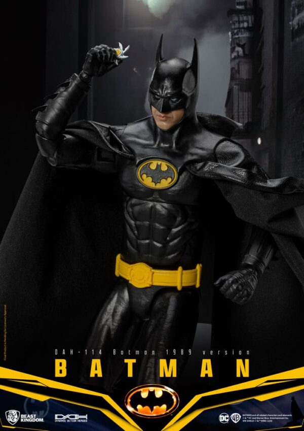 DC Comics Dynamic 8ction Heroes Akció Figura 1/9 Batman 1989 Ver. 21 cm
