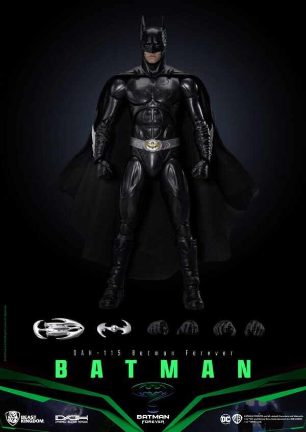 DC Comics Dynamic 8ction Heroes Akció Figura 1/9 Batman (Batman Forever) 21 cm