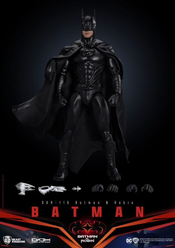 DC Comics Dynamic 8ction Heroes Akció Figura 1/9 Batman (Batman & Robin) 21 cm