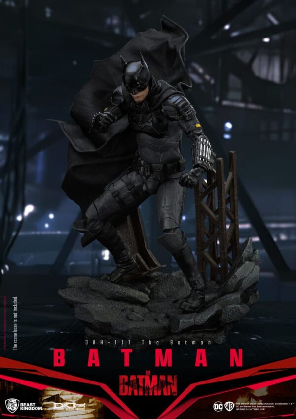 DC Comics Dynamic 8ction Heroes Akció Figura 1/9 Batman (The Batman) 21 cm