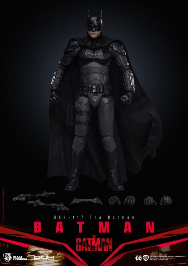 DC Comics Dynamic 8ction Heroes Akció Figura 1/9 Batman (The Batman) 21 cm