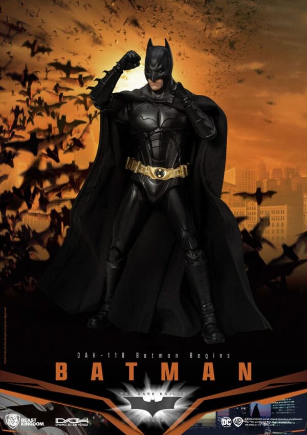 DC Comics Dynamic 8ction Heroes Akció Figura 1/9 Batman (Batman Begins) 21 cm